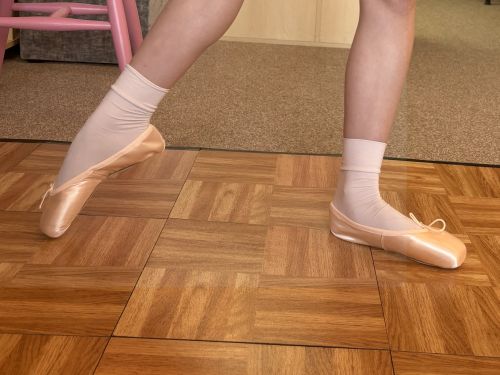 Photo of a pair of soft block shoes